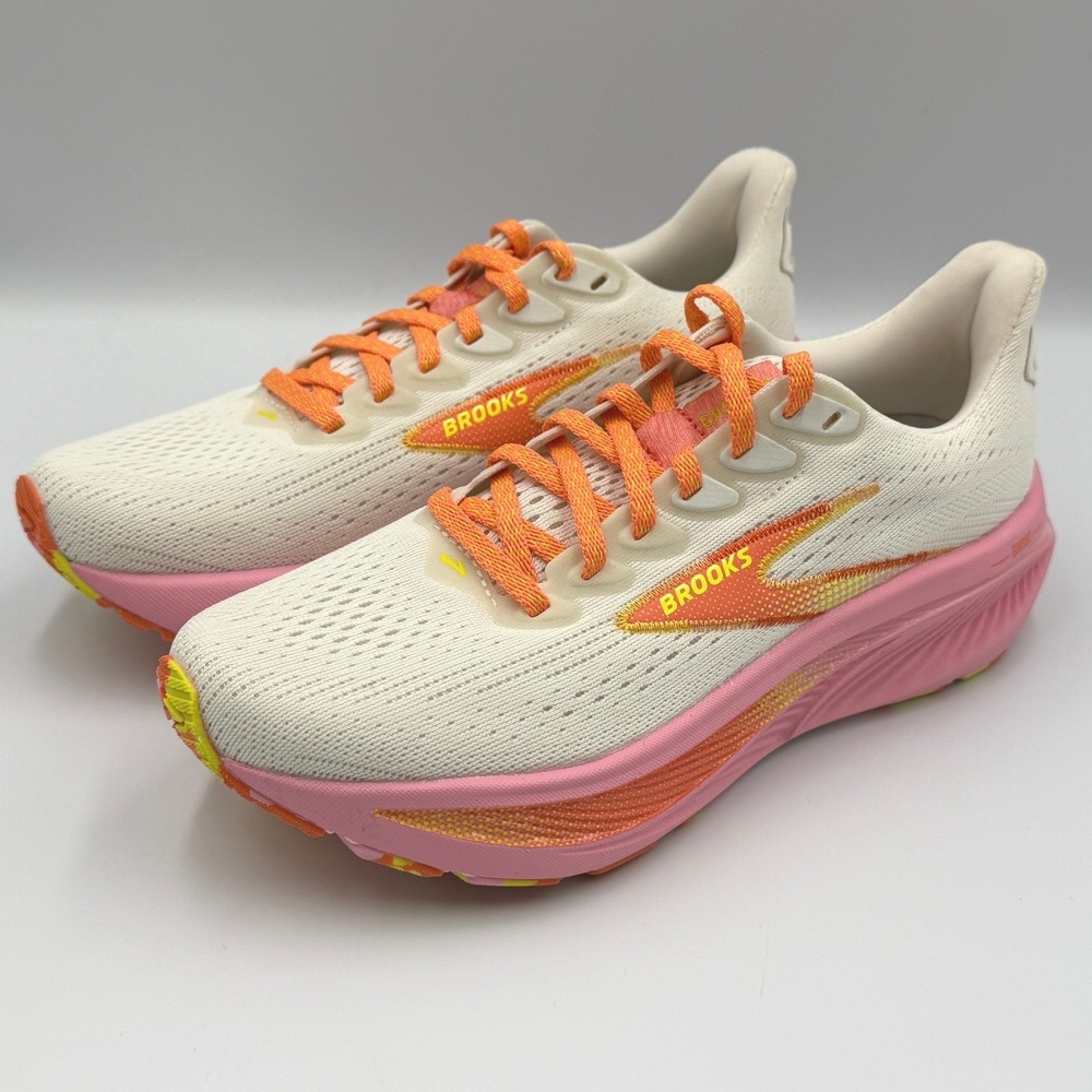 Brooks Ghost 17 Running Shoes Womens 6.5 Coconut Candy Limeade 120431 1B 236 NEW - Picture 3 of 16